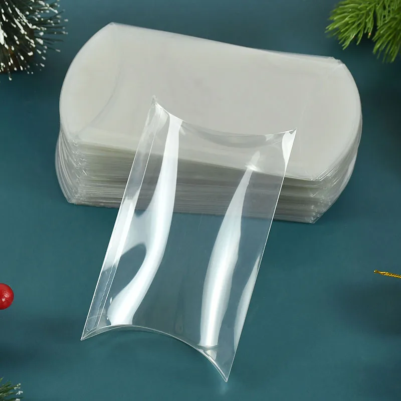 10pcs Clear Transparent Gift Packaging Box Pillow Shape Candy Box Bag DIY Wedding Party Favor Plastic Boxes Christmas Supplies
10pcs Clear Transparent Gift Packaging Box Pillow Shape Candy Box Bag DIY Wedding Party Favor Plastic Boxes Christmas Supplies