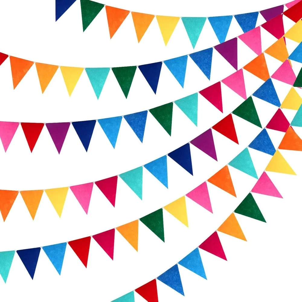 Party Decorations, 6 Sets Rainbow Pennant Banner Flags, Multicolor Bunting String Triangle Flags Bulk, Party Decorations
Party Decorations, 6 Sets Rainbow Pennant Banner Flags, Multicolor Bunting String Triangle Flags Bulk, Party Decorations