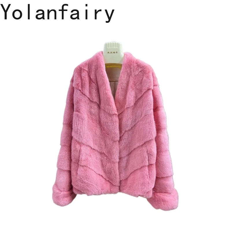 YOLANFAIRY Whole Mink Natural Fur Coat Woman Clothing Winter 2025 V-neck Real Mink Fur Jacket Women's Fur Coats Fourrures Femmes
YOLANFAIRY Whole Mink Natural Fur Coat Woman Clothing Winter 2025 V-neck Real Mink Fur Jacket Women's Fur Coats Fourrures Femmes