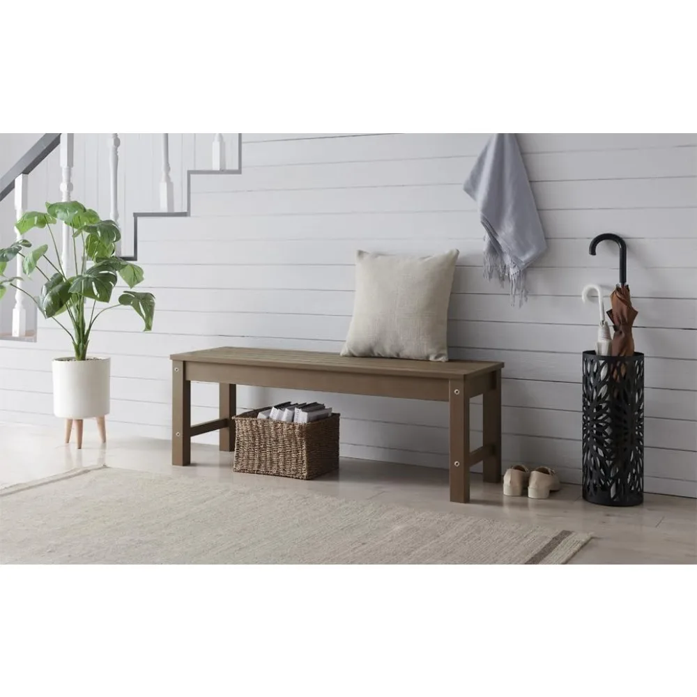 Knight Bench, Two Person Outdoor Poly Lumber Patio Backless Bench,Weatherproof Garden Bench That ,Suit for Garden,Porch and Park
Knight Bench, Two Person Outdoor Poly Lumber Patio Backless Bench,Weatherproof Garden Bench That ,Suit for Garden,Porch and Park