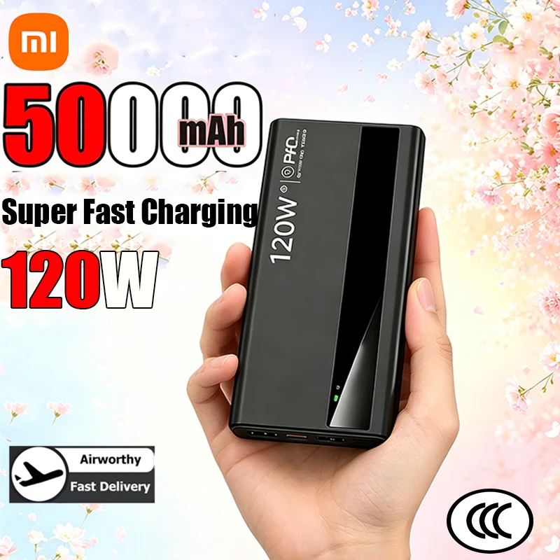 Внешний аккумулятор XIAOMI 50000 мАч, 120 Вт, супербыстрая зарядка, с цифровым дисплеем, порты USB Type-C для iPhone, Samsung, Huawei, новинка 2026 года
Внешний аккумулятор XIAOMI 50000 мАч, 120 Вт, супербыстрая зарядка, с цифровым дисплеем, порты USB Type-C для iPhone, Samsung, Huawei, новинка 2026 года