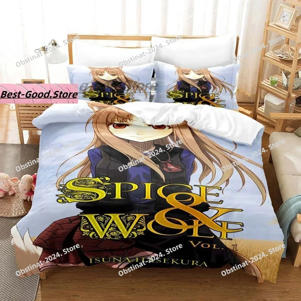 3D Print Anime Spice and Wolf Bedding Set Single Twin Full Queen King Size Bed Set Adult Kid Bedroom Duvetcover Set Home Textile
3D Print Anime Spice and Wolf Bedding Set Single Twin Full Queen King Size Bed Set Adult Kid Bedroom Duvetcover Set Home Textile