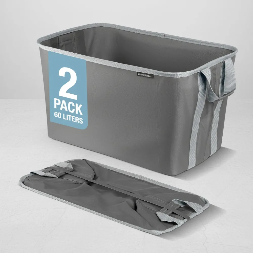 Складная корзина для белья, 2 шт., складная корзина для хранения вещей на 60 л с ручками, экономия места, организация дома
Складная корзина для белья, 2 шт., складная корзина для хранения вещей на 60 л с ручками, экономия места, организация дома