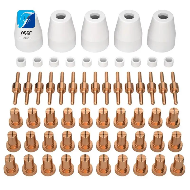 A55F-110PCS PT-31 Plasma Cutting Tip Electrode & Nozzle Kits Consumables Accessories For CUT40 50 Plasma Cutter Tools
A55F-110PCS PT-31 Plasma Cutting Tip Electrode & Nozzle Kits Consumables Accessories For CUT40 50 Plasma Cutter Tools