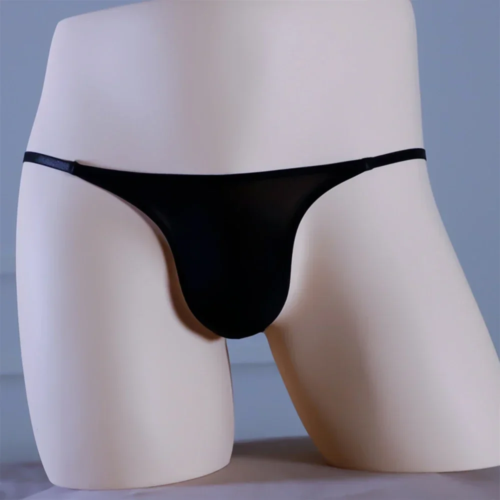 New Men Sexy Ice Silk Low Rise Sheer Transparent Thong Bulge Underwear Briefs Underpants Panties Tight Lightweight Male G-string
New Men Sexy Ice Silk Low Rise Sheer Transparent Thong Bulge Underwear Briefs Underpants Panties Tight Lightweight Male G-string