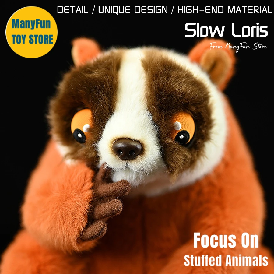 Реалистичная плюшевая игрушка Pygmy Slow Loris Nycticebus, плюшевая обезьяна Peluche, реалистичные мягкие игрушки, имитация куклы, кавайные игрушки, подарки
Реалистичная плюшевая игрушка Pygmy Slow Loris Nycticebus, плюшевая обезьяна Peluche, реалистичные мягкие игрушки, имитация куклы, кавайные игрушки, подарки