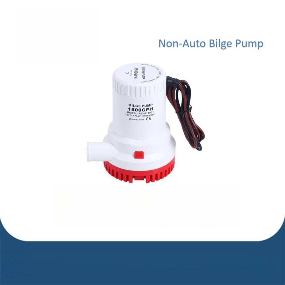 Bilge Submersible Pump 12V DC Drainage Pump Submersible Marine 1500GPH2000GPH Self-priming Pump
Bilge Submersible Pump 12V DC Drainage Pump Submersible Marine 1500GPH2000GPH Self-priming Pump