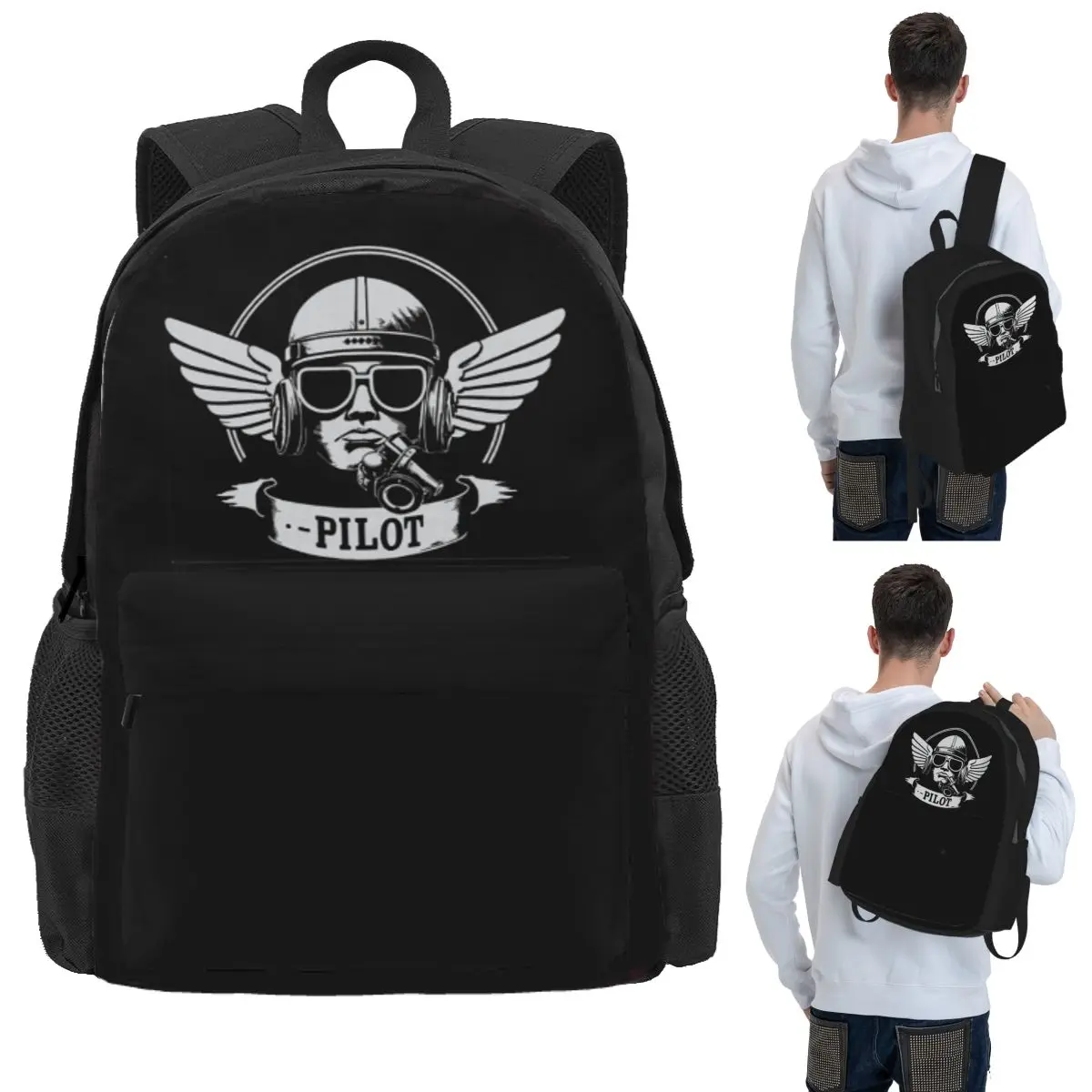 Pilot Student Backpack School Bag Hiking Travel Daypack for Boys Girls Bookbag Shoulder Bags
Pilot Student Backpack School Bag Hiking Travel Daypack for Boys Girls Bookbag Shoulder Bags