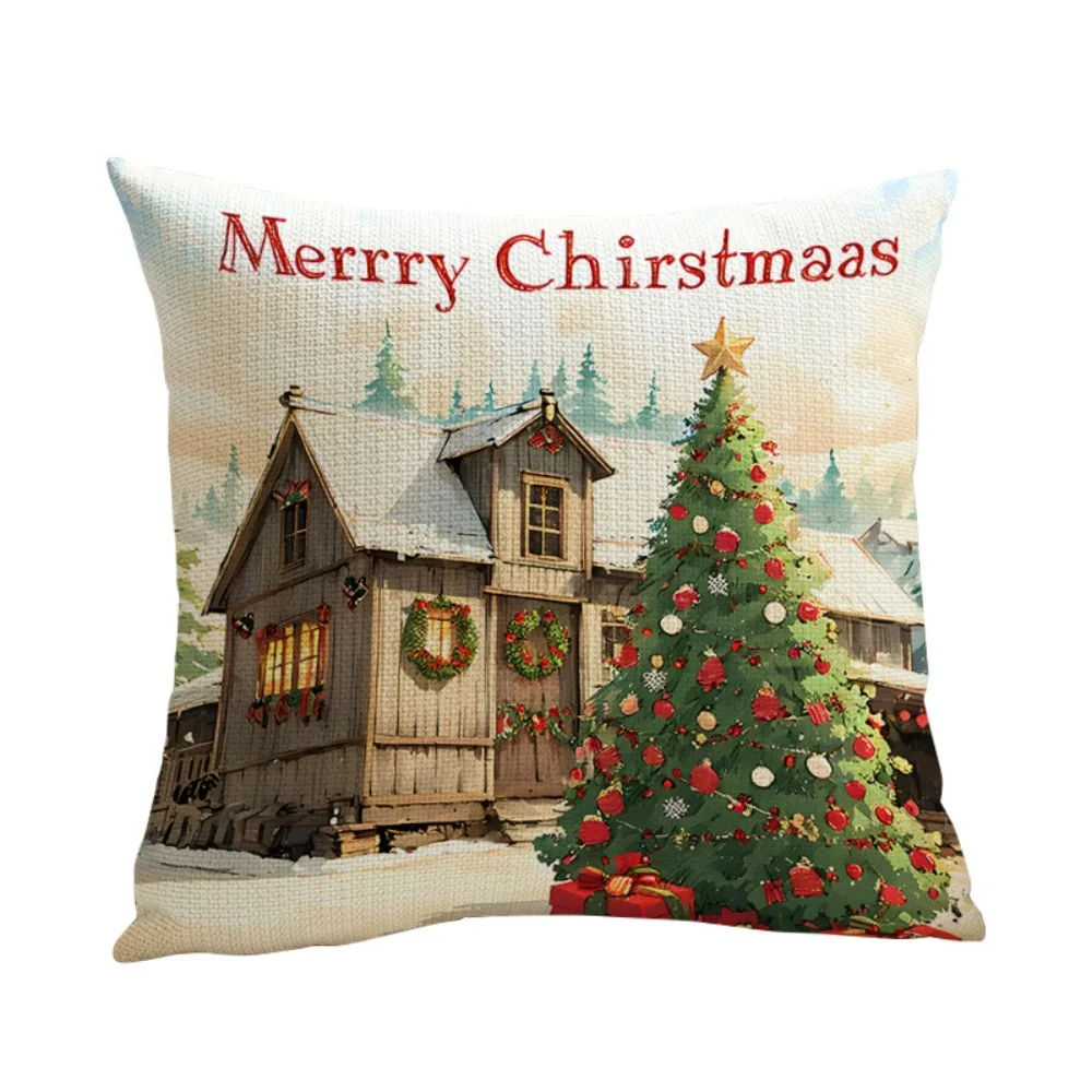 45x45cm Merry Christmas Pillow Cover Luxury Flax Xmas Throw Pillow Case Soft Washed Material Christmas Cushion Cover Christmas
45x45cm Merry Christmas Pillow Cover Luxury Flax Xmas Throw Pillow Case Soft Washed Material Christmas Cushion Cover Christmas