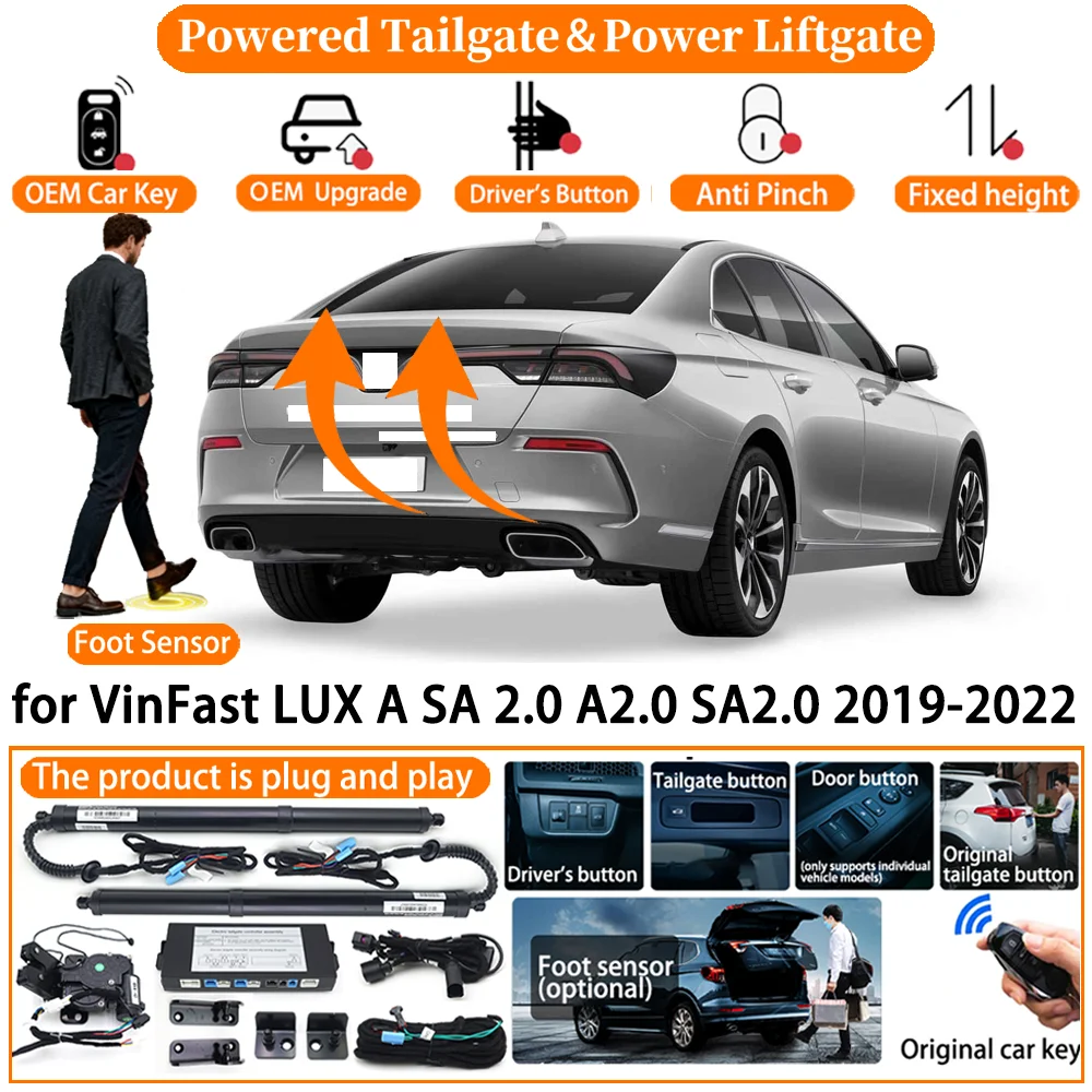 Car Powered Tailgate system for VinFast LUX A SA 2.0 A2.0 SA2.0 2019-2022 Automatic Electric Power Tailgate Tail Gate Lift kit
Car Powered Tailgate system for VinFast LUX A SA 2.0 A2.0 SA2.0 2019-2022 Automatic Electric Power Tailgate Tail Gate Lift kit