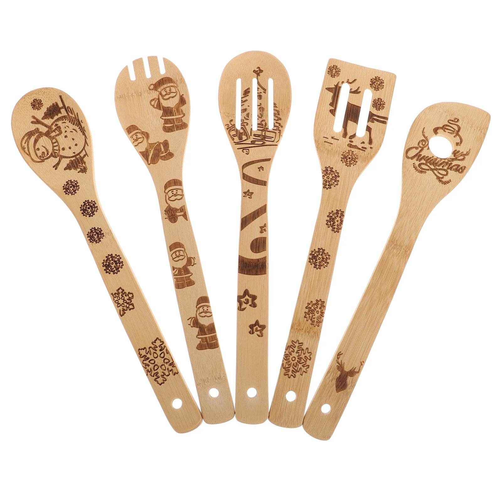 5Pcs Bamboo Shovel Environmental Protection Kitchen Cooking Tools Set Household Party Supplies Christmas Shovel
5Pcs Bamboo Shovel Environmental Protection Kitchen Cooking Tools Set Household Party Supplies Christmas Shovel