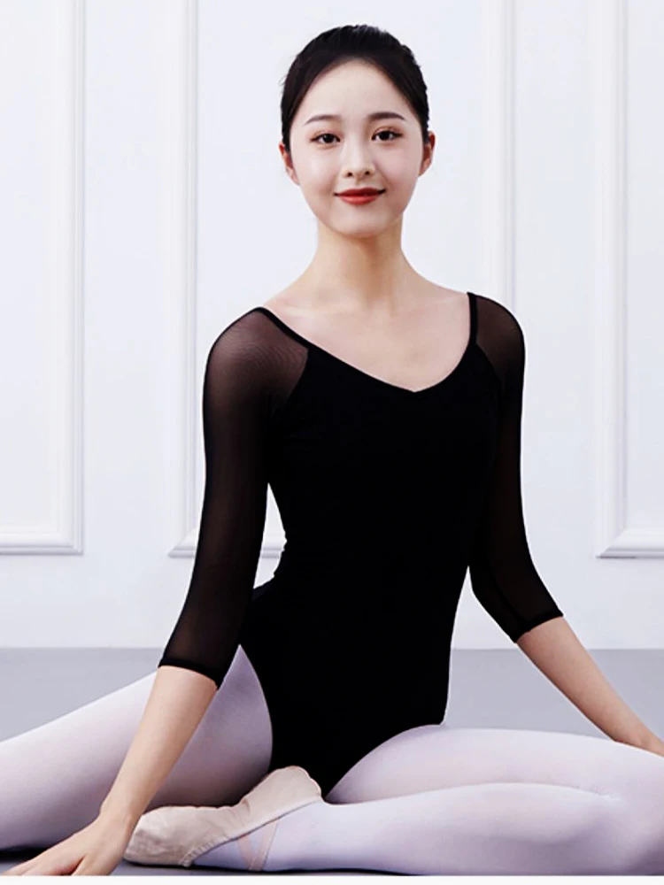 Women Ballet Leotards Gymnastics Leotard Sexy Splice Dance Bodysuit Ballerina Dance Leotard Adult Girls Dancewear Ballet Costume
Women Ballet Leotards Gymnastics Leotard Sexy Splice Dance Bodysuit Ballerina Dance Leotard Adult Girls Dancewear Ballet Costume