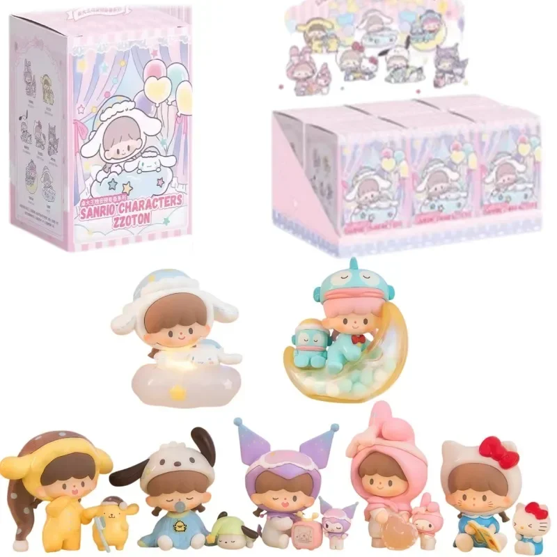 Подлинная семья Sanrio Zzoton, подготовка перед сном, серия слепая коробка, модные игрушки, милые украшения, подарки Hellokitty Surprised
Подлинная семья Sanrio Zzoton, подготовка перед сном, серия слепая коробка, модные игрушки, милые украшения, подарки Hellokitty Surprised