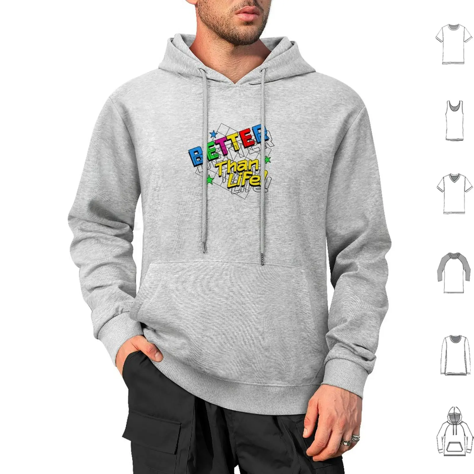 Better Than Life Hoodie cotton Long Sleeve Red Dwarf Rimmer Kryten Lister Cat Holly Jmc Jupiter Mining Corporation
Better Than Life Hoodie cotton Long Sleeve Red Dwarf Rimmer Kryten Lister Cat Holly Jmc Jupiter Mining Corporation