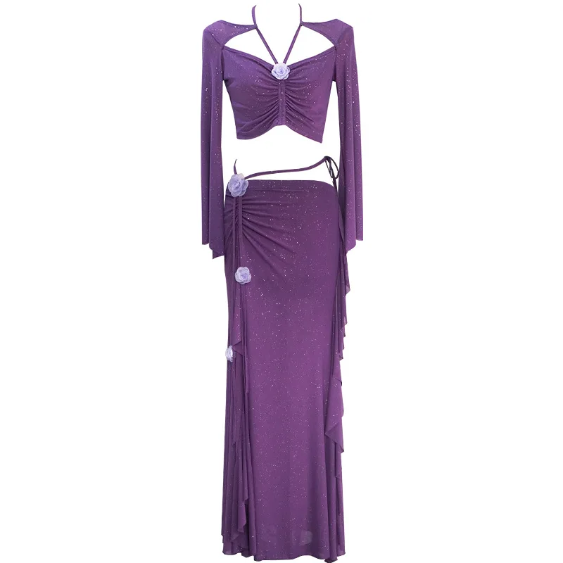 2026 New Belly Dance French Palace Style Skirt Paired with Oriental Dance Performance Practice Clothes
2026 New Belly Dance French Palace Style Skirt Paired with Oriental Dance Performance Practice Clothes