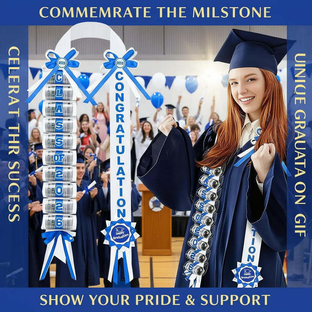 Class of 2026 Graduation Money Lei Woven Wallet - Commemorative Gift Item for Graduation Celebration
Class of 2026 Graduation Money Lei Woven Wallet - Commemorative Gift Item for Graduation Celebration