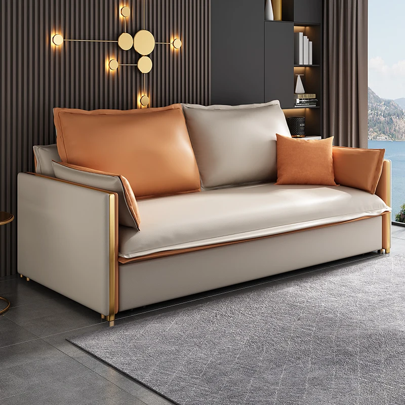 Light luxury sofa bed dual-purpose foldable, multi-functional small apartment double sitting bed, combed bed with storage
Light luxury sofa bed dual-purpose foldable, multi-functional small apartment double sitting bed, combed bed with storage