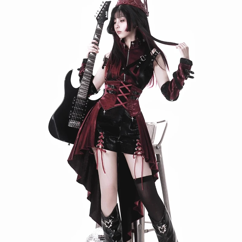 2026 new Original Lolita Top Shorts Strap Skirt Sleeve Set Women Halloween Party Cosplay Suits Ladies Carnival Role Play Outfits
2026 new Original Lolita Top Shorts Strap Skirt Sleeve Set Women Halloween Party Cosplay Suits Ladies Carnival Role Play Outfits