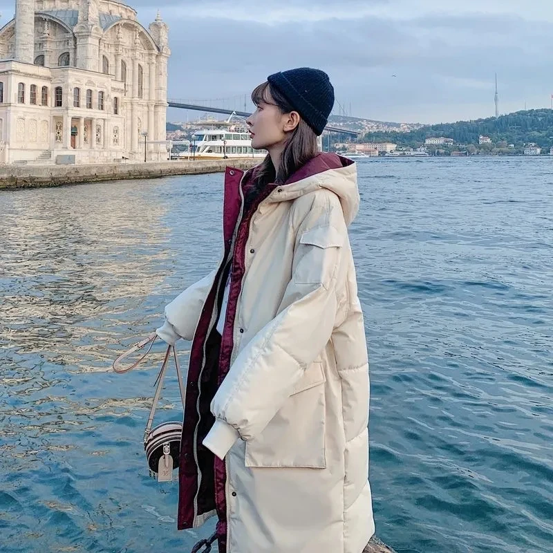 2023 New Winter Jackets Women's Clothing Oversize Thicken Down Cotton Coat Female Outwear Loose Fashion Long Hooded Warm Parkas
2023 New Winter Jackets Women's Clothing Oversize Thicken Down Cotton Coat Female Outwear Loose Fashion Long Hooded Warm Parkas