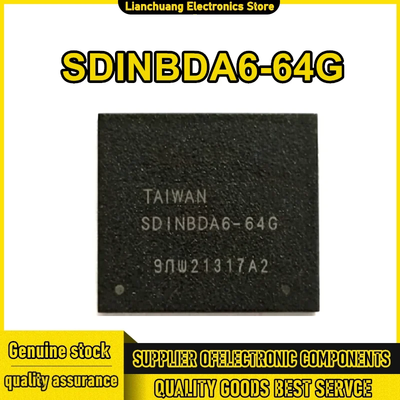 SDINBDA6-64G 5.1 version 64GB flash granular storage chip IC eMMC 0-10 New Original in Stock
SDINBDA6-64G 5.1 version 64GB flash granular storage chip IC eMMC 0-10 New Original in Stock