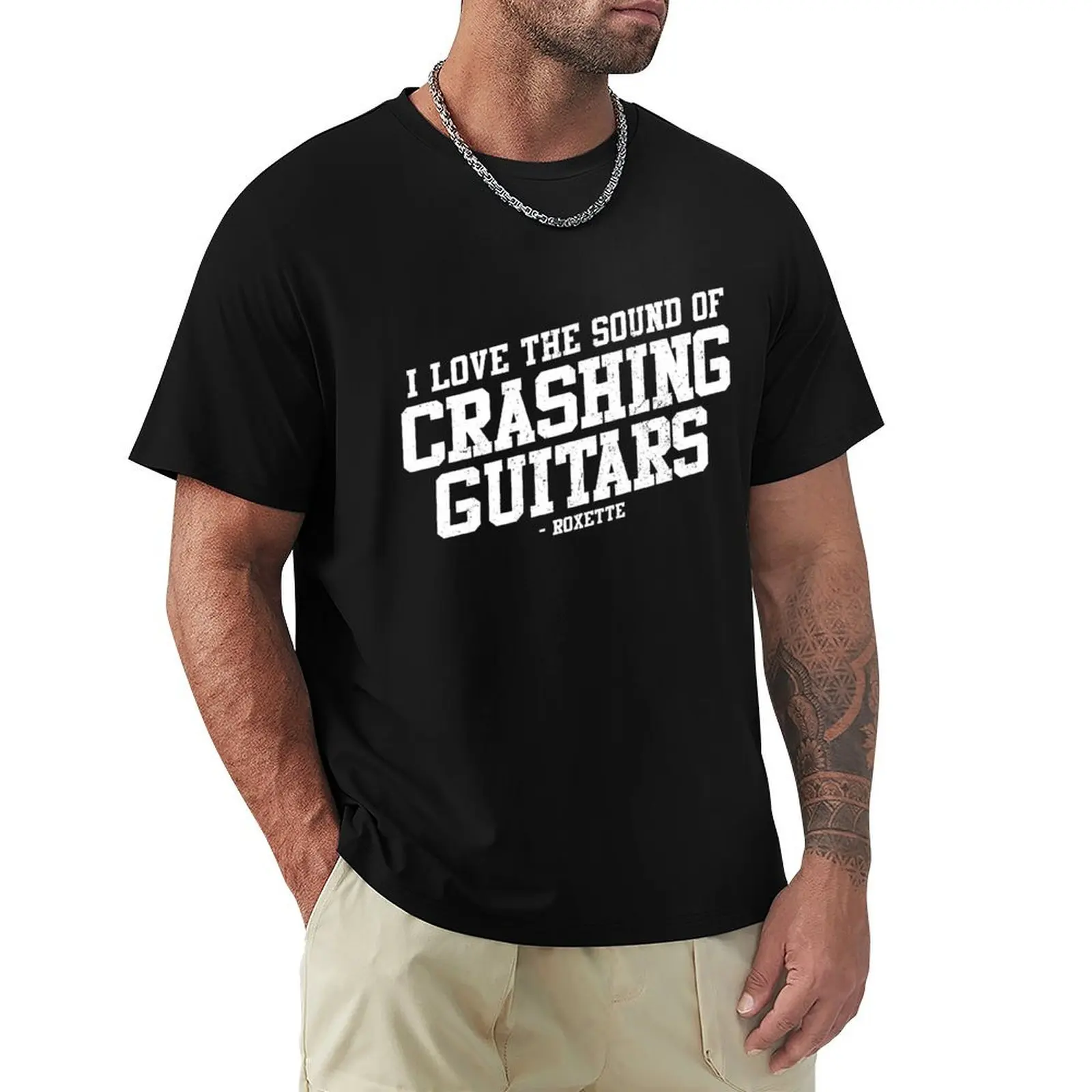 Roxette - I Love The Sound of Crashing Guitars - ORIGINAL SELLER T-Shirt Abstract Pattern Print Top
Roxette - I Love The Sound of Crashing Guitars - ORIGINAL SELLER T-Shirt Abstract Pattern Print Top