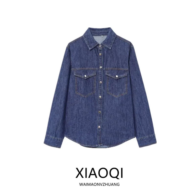 Spring 2025 Women's Faion Versatile Long Sve Collared Denim irt New Arrival Classic Sle All-Match Spring Collection
Spring 2025 Women's Faion Versatile Long Sve Collared Denim irt New Arrival Classic Sle All-Match Spring Collection