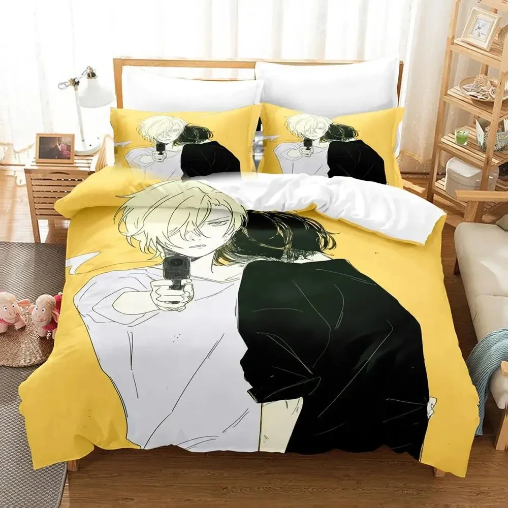 Anime Banana Fish Bedding Set Duvet Cover Bed Set Quilt Cover Pillowcase Comforter king Queen Size Boys Adult Bedding Set
Anime Banana Fish Bedding Set Duvet Cover Bed Set Quilt Cover Pillowcase Comforter king Queen Size Boys Adult Bedding Set