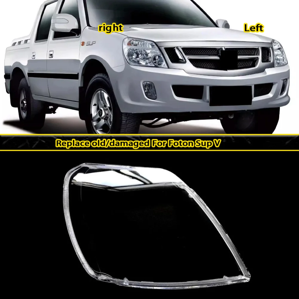 Headlamp Cover Transparent Lamp Shade Shell Lens Plexiglass Replace Original Lampshade For Foton Sup V
Headlamp Cover Transparent Lamp Shade Shell Lens Plexiglass Replace Original Lampshade For Foton Sup V