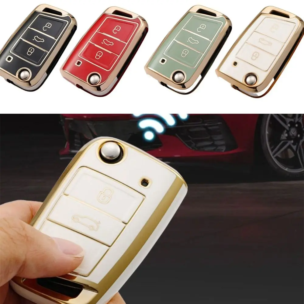 TPU Remote Key Case Holder Shell Cover for VW/Volkswagen/Golf 7/MK7/Tiguan/MK2/SEAT/Ateca/Leon/FR 2/Ibiza/Skoda/Octavia
TPU Remote Key Case Holder Shell Cover for VW/Volkswagen/Golf 7/MK7/Tiguan/MK2/SEAT/Ateca/Leon/FR 2/Ibiza/Skoda/Octavia