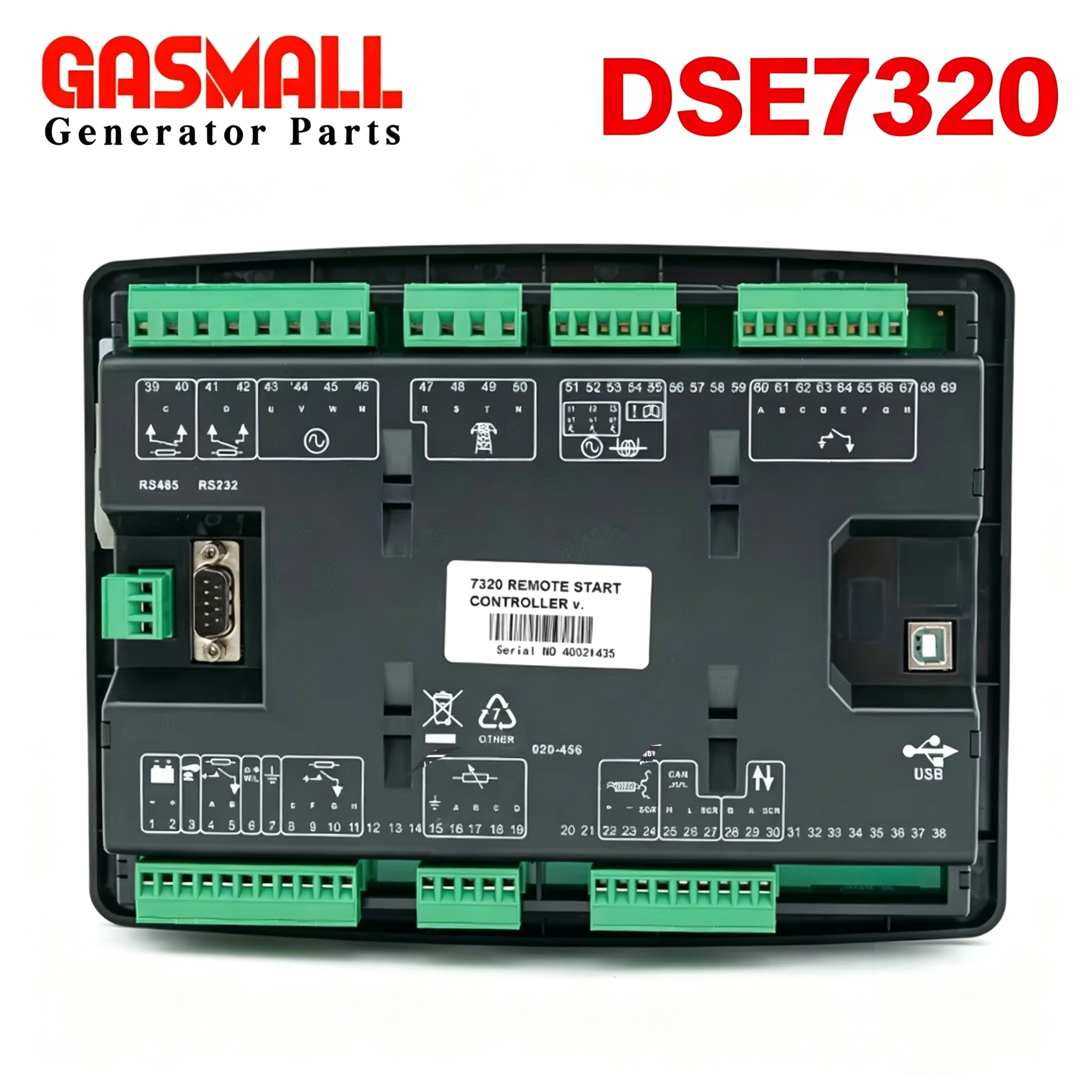 DSE7320 Deep Sea Generator ATS Controller AMF Auto Start Module Genset Spare Parts
DSE7320 Deep Sea Generator ATS Controller AMF Auto Start Module Genset Spare Parts