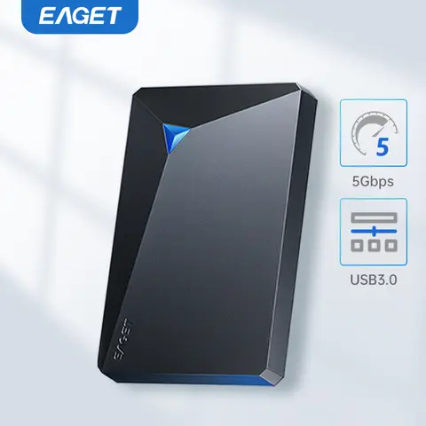 Eaget Disco duro externo portátil 1TB 5TB HDD 2,5 pulgadas 5Gbps Memoria de disco duro externo Compatible con PC Mac Desktop MacBook