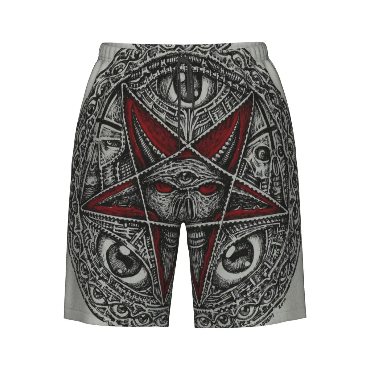 Men's Swim Shorts Trunks Pentagrama Goat Head Beach Board Shorts Running Sports Surfing Swimwear
Men's Swim Shorts Trunks Pentagrama Goat Head Beach Board Shorts Running Sports Surfing Swimwear