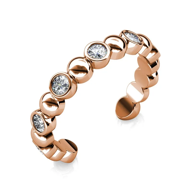 Daisini Fashion Austrian Crystal From Swarovski Brass Eternity Simulated Ring Bands Jewelry for Women Stack-able Wear
Daisini Fashion Austrian Crystal From Swarovski Brass Eternity Simulated Ring Bands Jewelry for Women Stack-able Wear