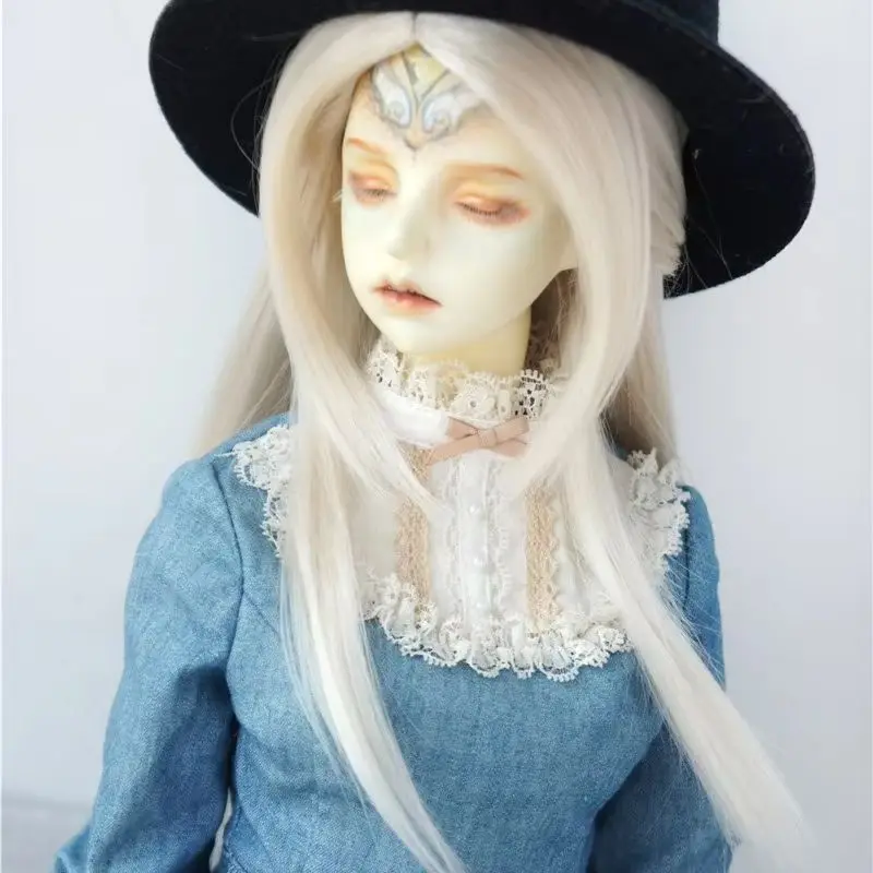 JD561 Blond Color Stylish BJD Synthetic Mohair Wig Suit SD 1/3 8-9inch Head Circumference Is 20.5-23cm Hair Accessories
JD561 Blond Color Stylish BJD Synthetic Mohair Wig Suit SD 1/3 8-9inch Head Circumference Is 20.5-23cm Hair Accessories