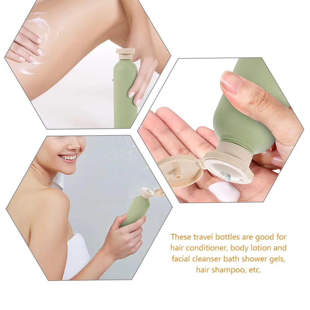 2pcs Flip Cap Travel Bottles Leakproof Refillable Lotion Containers Shampoo Conditioner Squeeze 300Ml Lightweight For
2pcs Flip Cap Travel Bottles Leakproof Refillable Lotion Containers Shampoo Conditioner Squeeze 300Ml Lightweight For