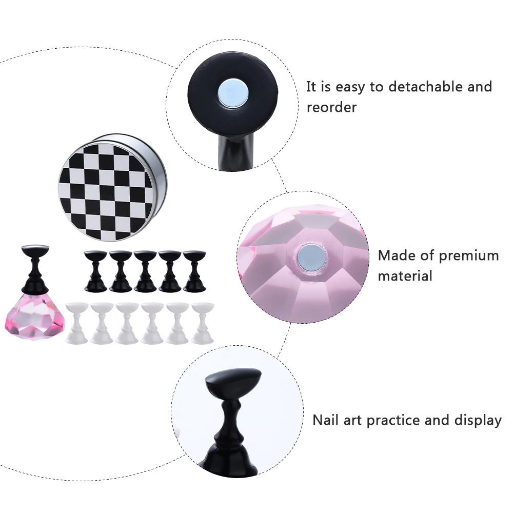 Holder Chess Shape Art Practice Manicure Supply Display Tool For False Stand Practicing Holder Nail Art Supplies
Holder Chess Shape Art Practice Manicure Supply Display Tool For False Stand Practicing Holder Nail Art Supplies