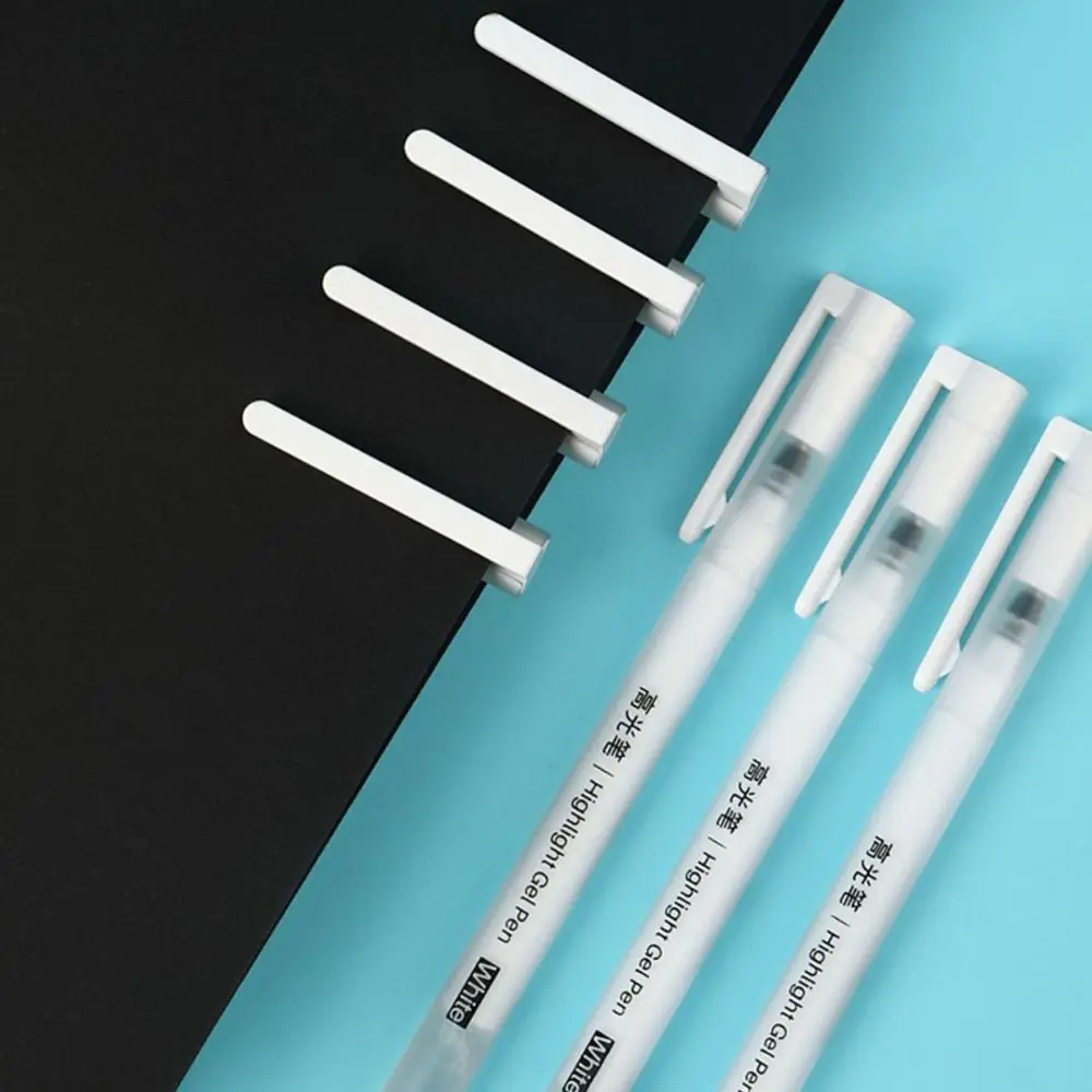 New 1mm Fine Tip White Ink Gel Pen Drawing Art Writing Student Stationery Highlight Marker Pen School Supplies White Line Marker
New 1mm Fine Tip White Ink Gel Pen Drawing Art Writing Student Stationery Highlight Marker Pen School Supplies White Line Marker