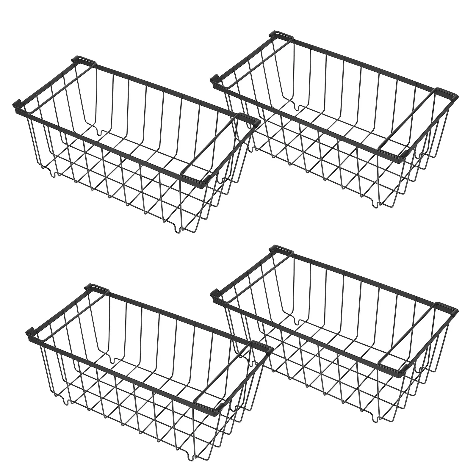 Набор из 4 прочных корзин для морозильной камеры с ручками, сетчатые органайзеры из железа для хранения продуктов в холодильнике и кладовой, легкий доступ и организация
Набор из 4 прочных корзин для морозильной камеры с ручками, сетчатые органайзеры из железа для хранения продуктов в холодильнике и кладовой, легкий доступ и организация