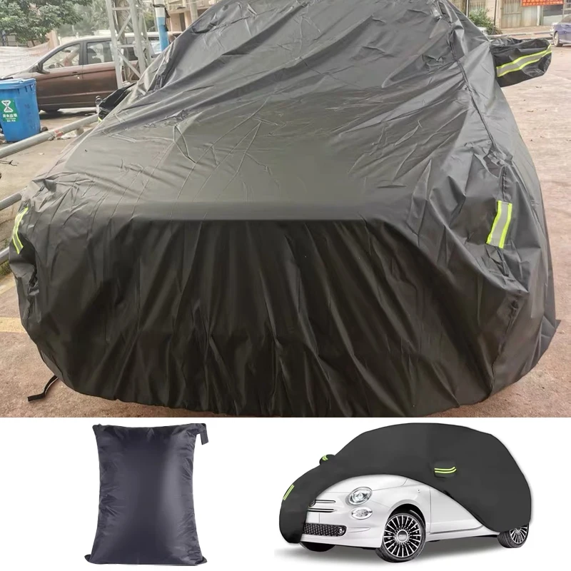 Waterproof Dustproof Full Car Covers For Fiat 500/500C/500E 2007-2023 Abarth/New Fiat 500 (Black) 210T Custom Outdoor Storm Hood
Waterproof Dustproof Full Car Covers For Fiat 500/500C/500E 2007-2023 Abarth/New Fiat 500 (Black) 210T Custom Outdoor Storm Hood