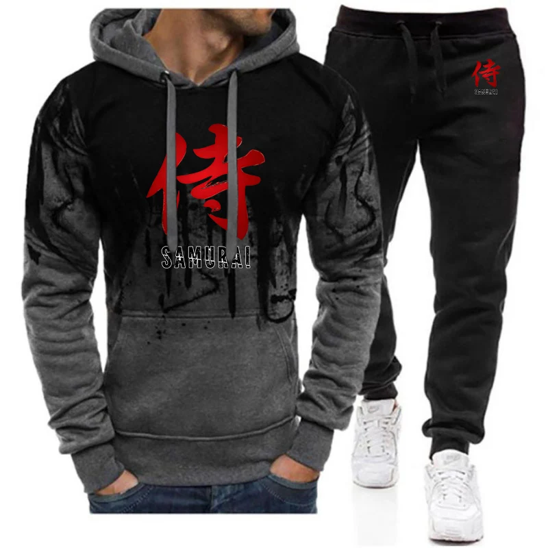 Samurai Character The new gradient-style men's sport and casual suit is suitable for spring and autumn hoodies
Samurai Character The new gradient-style men's sport and casual suit is suitable for spring and autumn hoodies