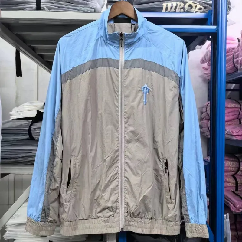Spring Autumn Thin Embroidered Logo Color Blo Jaet Sle Men's Outerwear Polyester Fabric Zipper Closure Long Sve
Spring Autumn Thin Embroidered Logo Color Blo Jaet Sle Men's Outerwear Polyester Fabric Zipper Closure Long Sve