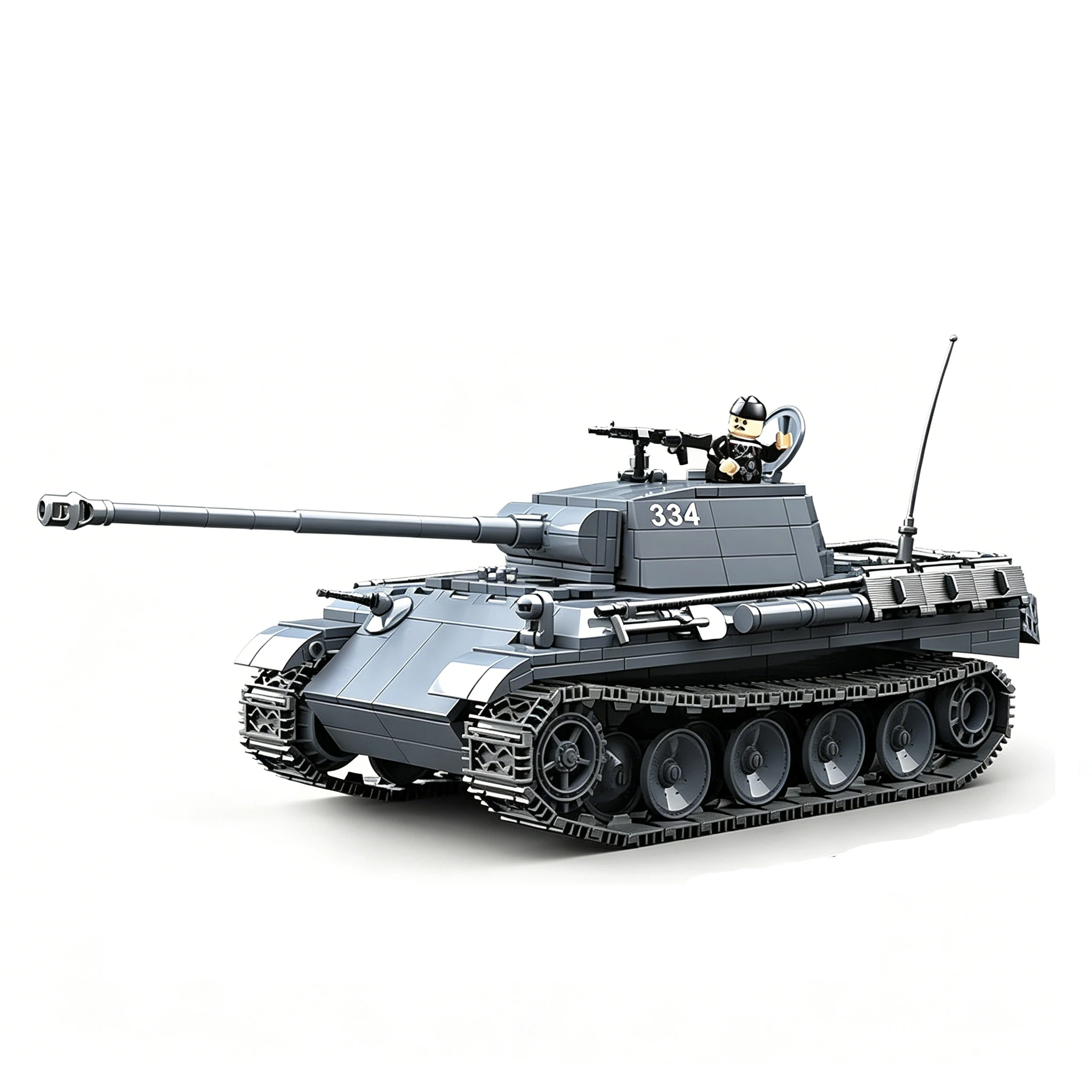 Military German Leopard medium tank G late model armored vehicle building blocks for boys' toy set
Military German Leopard medium tank G late model armored vehicle building blocks for boys' toy set