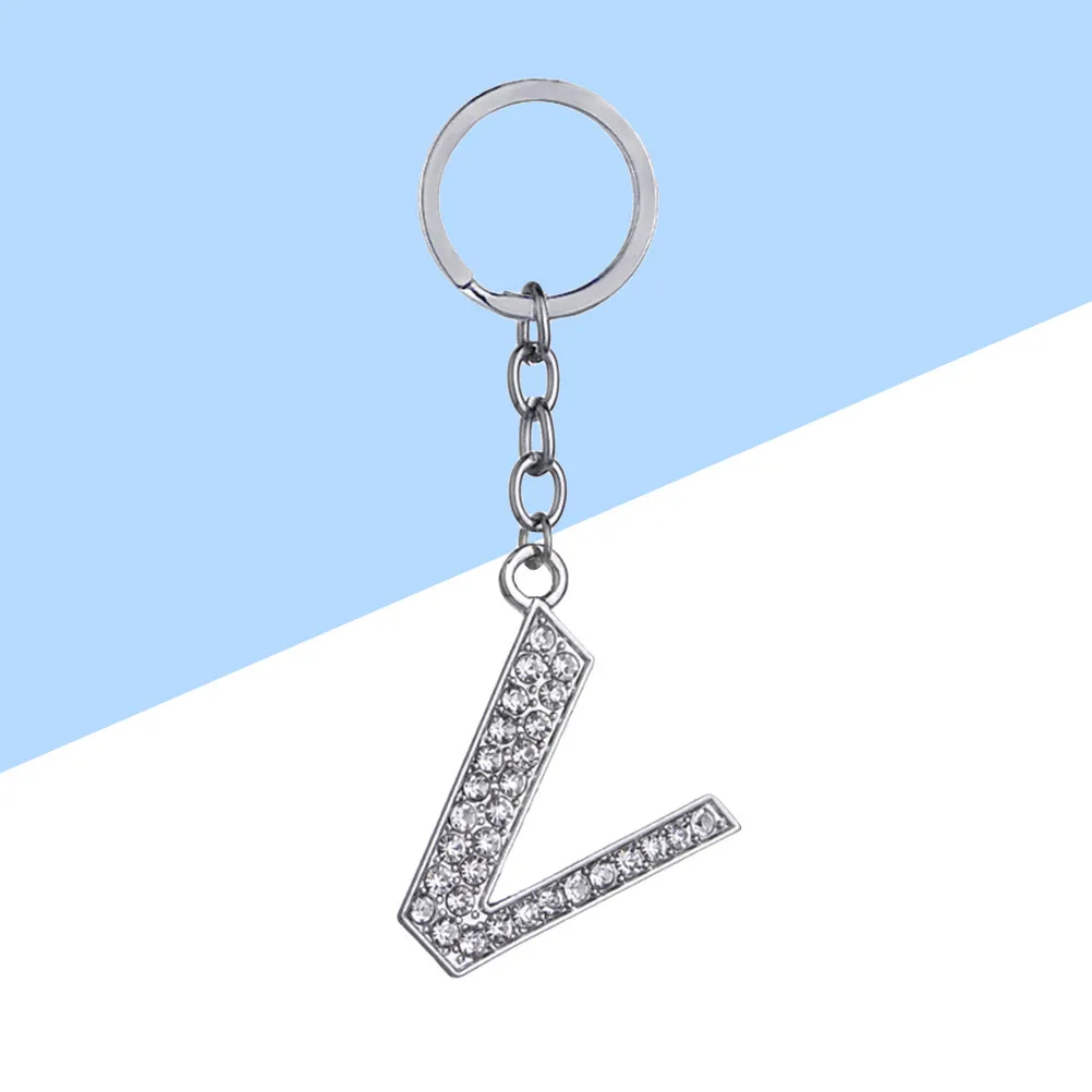 Stylish Letter V Keychain Metal Rhinestones Alphabet Key Ring Bag Charm Perfect Gift for Birthday and Daily Use
Stylish Letter V Keychain Metal Rhinestones Alphabet Key Ring Bag Charm Perfect Gift for Birthday and Daily Use