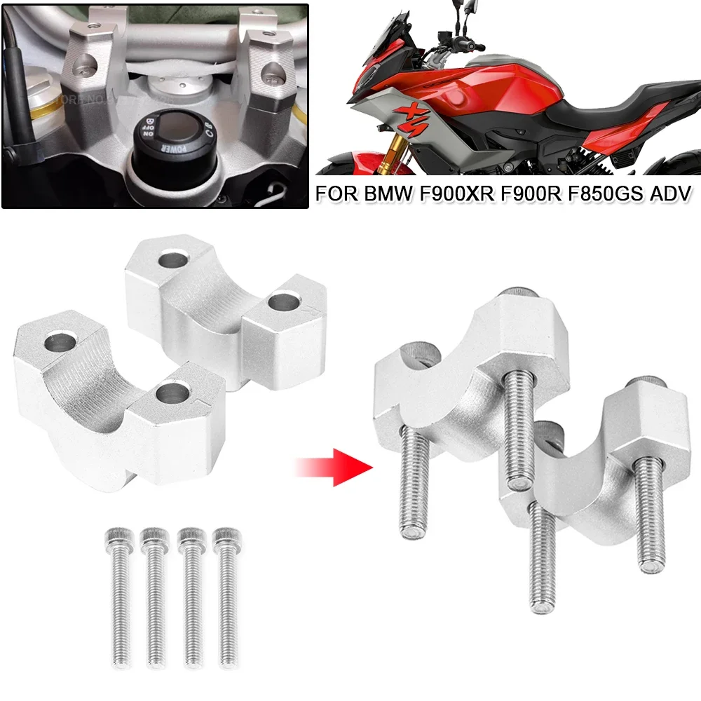 Motorcycle Handle Bar Raiser Adapter Handlebar Mount Clamp Extend Raise Kits For BMW F900R F900XR F850GS ADV F900 R XR F850 GS
Motorcycle Handle Bar Raiser Adapter Handlebar Mount Clamp Extend Raise Kits For BMW F900R F900XR F850GS ADV F900 R XR F850 GS