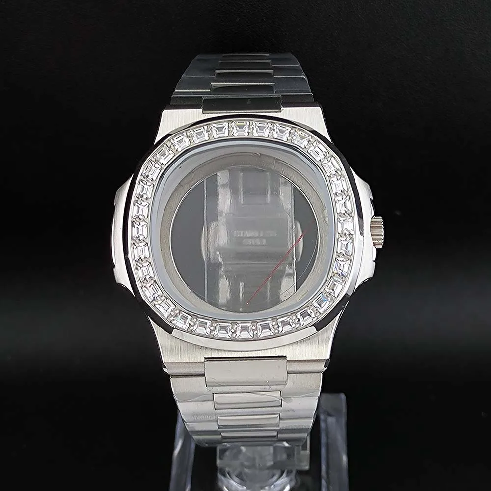 NH35 Watch case Men's watch case Diamond Watch Sapphire glass Watch Case for NH35/NH38 movement
NH35 Watch case Men's watch case Diamond Watch Sapphire glass Watch Case for NH35/NH38 movement