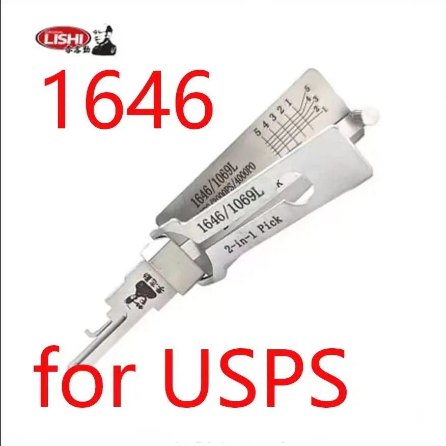 2026 Lishi 2-in-1 Mailbox Lock Pick/Decoder Tool for USPS 1646 CompX C9200 - Locksmithing Equipment
2026 Lishi 2-in-1 Mailbox Lock Pick/Decoder Tool for USPS 1646 CompX C9200 - Locksmithing Equipment