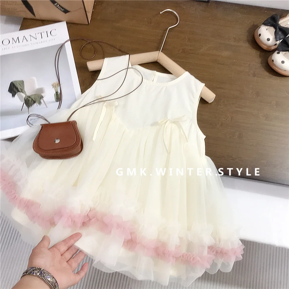 Girls' Dress Summer New Style Baby Simple Temperament Yarn Skirt Korean Style Western-style Princess Fluffy Skirt
Girls' Dress Summer New Style Baby Simple Temperament Yarn Skirt Korean Style Western-style Princess Fluffy Skirt