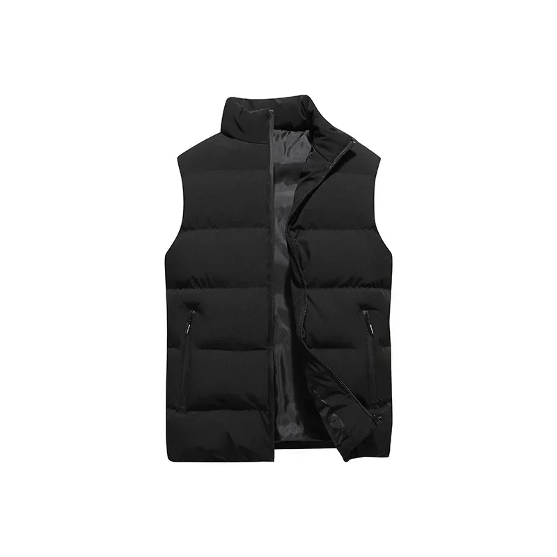 Men's Winter Warm Cotton-padded Vest Jacket Fashion Stand Collar Thicken Waistcoat Zip Sleeveless Jacket Men's Outdoor Vest
Men's Winter Warm Cotton-padded Vest Jacket Fashion Stand Collar Thicken Waistcoat Zip Sleeveless Jacket Men's Outdoor Vest