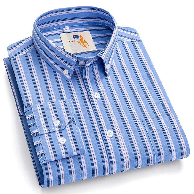 8XL Classic Stripe Plaid Shirt Casual Men Shirt Long Sleeve Slim Fit Easy Care 100% Cotton Long Sleeve Shirt Men Social Formal
8XL Classic Stripe Plaid Shirt Casual Men Shirt Long Sleeve Slim Fit Easy Care 100% Cotton Long Sleeve Shirt Men Social Formal