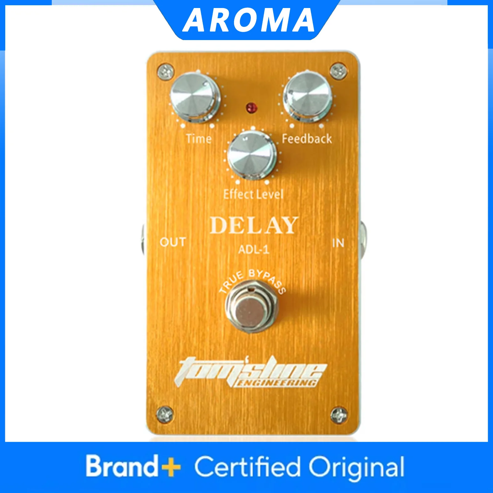 Электрогитарная педаль эффекта задержки AROMA ADL-1, True Bypass, корпус из алюминиевого сплава, изысканная деталь для электрогитары
Электрогитарная педаль эффекта задержки AROMA ADL-1, True Bypass, корпус из алюминиевого сплава, изысканная деталь для электрогитары